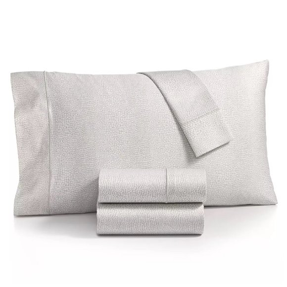 new 4pc PEBBLE PATTERN Charter Club Sleep Luxe 800 TC 100% Cotton KING Sheet Set - Picture 6 of 12